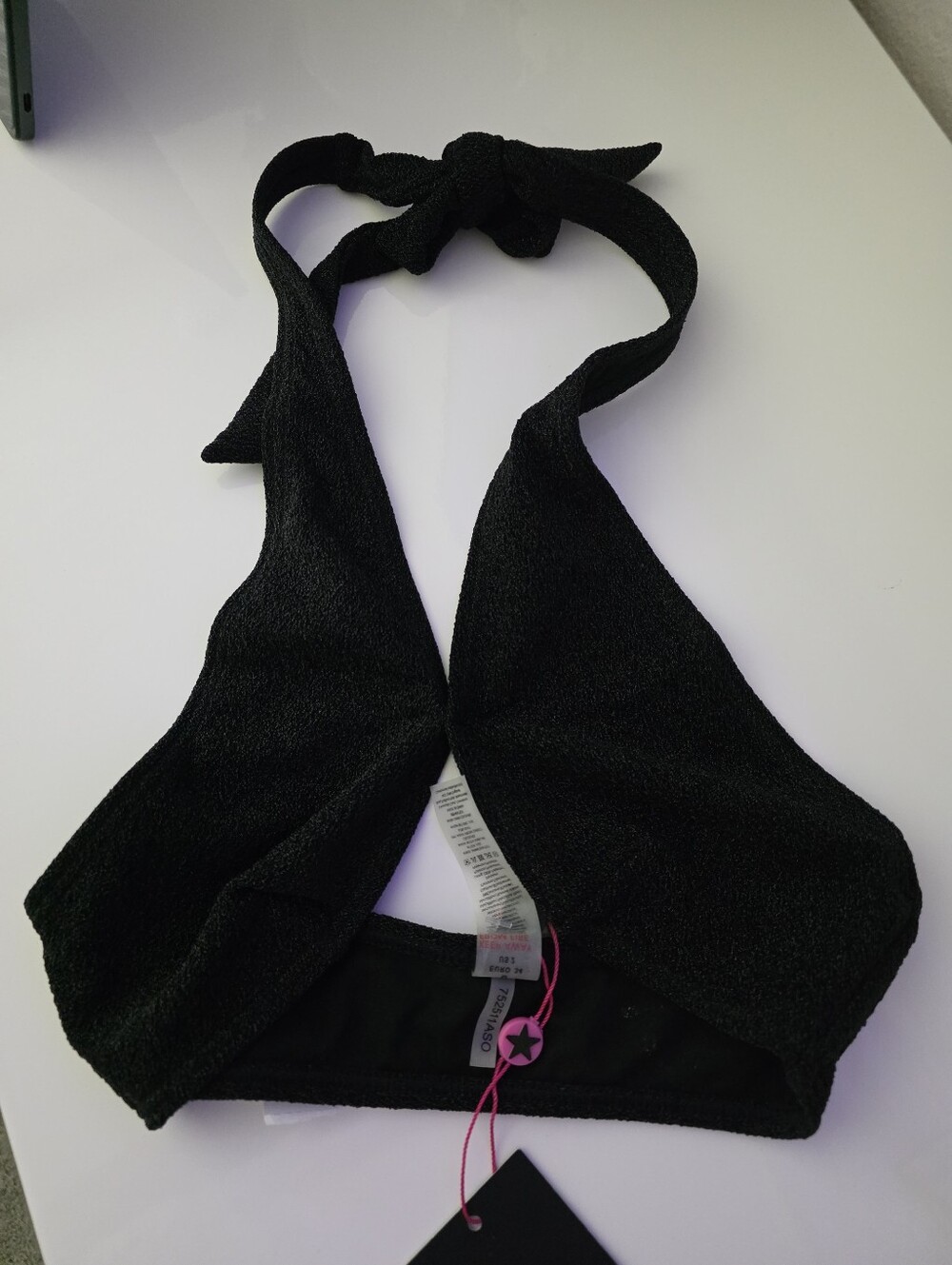 SOUTH BEACH🕶 Halter Glitter Bikini Top SIZE 2